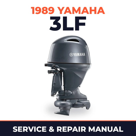 1989 Yamaha 3LF 2 stroke Service and Repair Manual