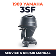 1989 Yamaha 3SF 2 stroke Service and Repair Manual
