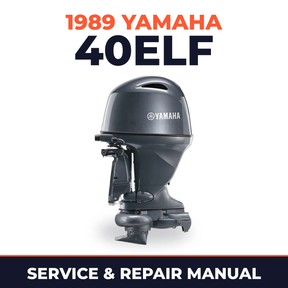 1989 Yamaha 40ELF 2 stroke Service and Repair Manual