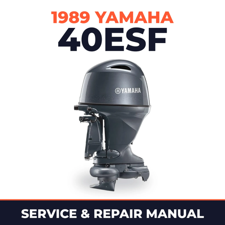 1989 Yamaha 40ESF 2 stroke Service and Repair Manual