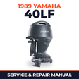 1989 Yamaha 40LF 2 stroke Service and Repair Manual