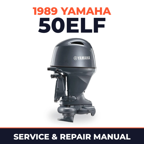 1989 Yamaha 50ELF 2 stroke Service and Repair Manual