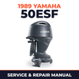 1989 Yamaha 50ESF 2 stroke Service and Repair Manual