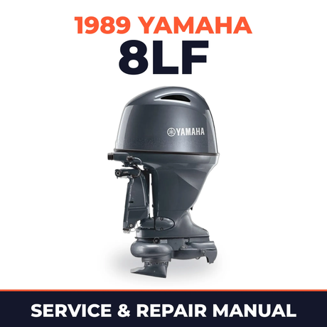 1989 Yamaha 8LF 2 stroke Service and Repair Manual