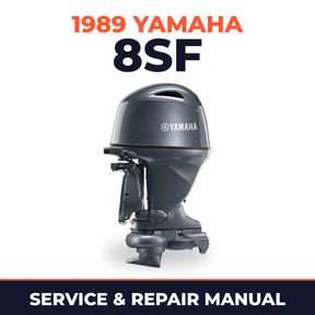 1989 Yamaha 8SF 2 stroke Service and Repair Manual
