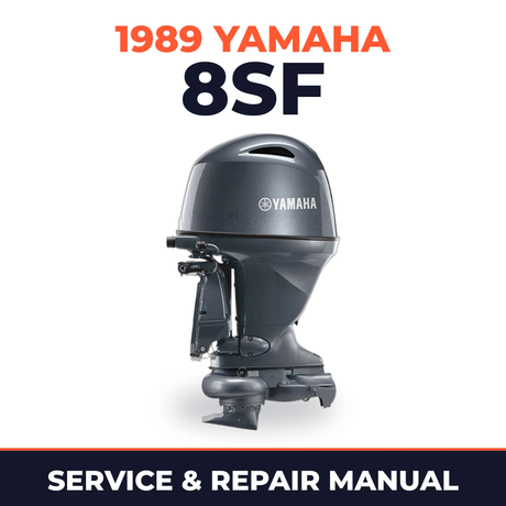 1989 Yamaha 8SF 2 stroke Service and Repair Manual