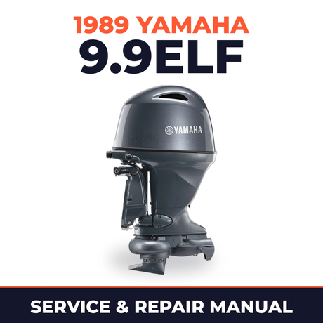 1989 Yamaha 9.9ELF 2 stroke Service and Repair Manual