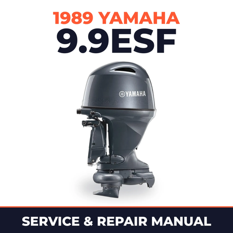 1989 Yamaha 9.9ESF 2 stroke Service and Repair Manual