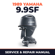 1989 Yamaha 9.9SF 2 stroke Service and Repair Manual