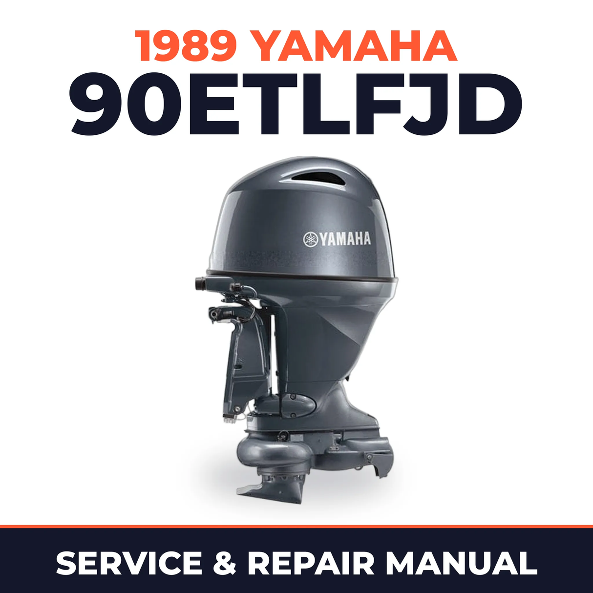1989 Yamaha 90ETLFJD 2 stroke Service and Repair Manual