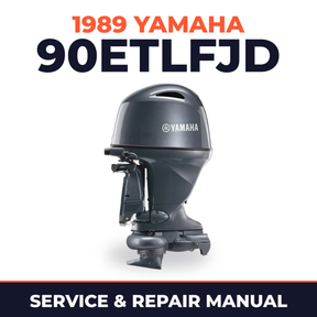 1989 Yamaha 90ETLFJD 2 stroke Service and Repair Manual