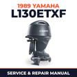 1989 Yamaha L130ETXF 2 stroke Service and Repair Manual