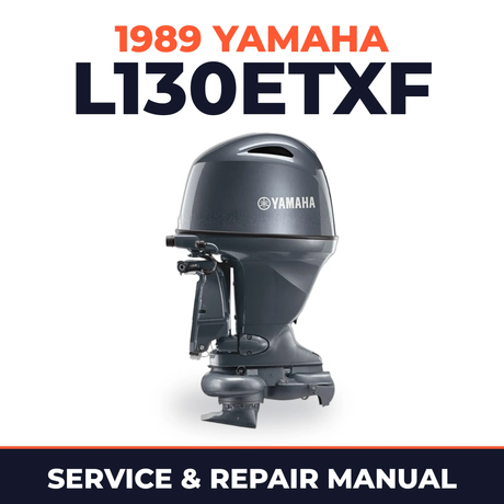 1989 Yamaha L130ETXF 2 stroke Service and Repair Manual