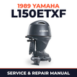 1989 Yamaha L150ETXF 2 stroke Service and Repair Manual