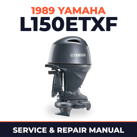 1989 Yamaha L150ETXF 2 stroke Service and Repair Manual