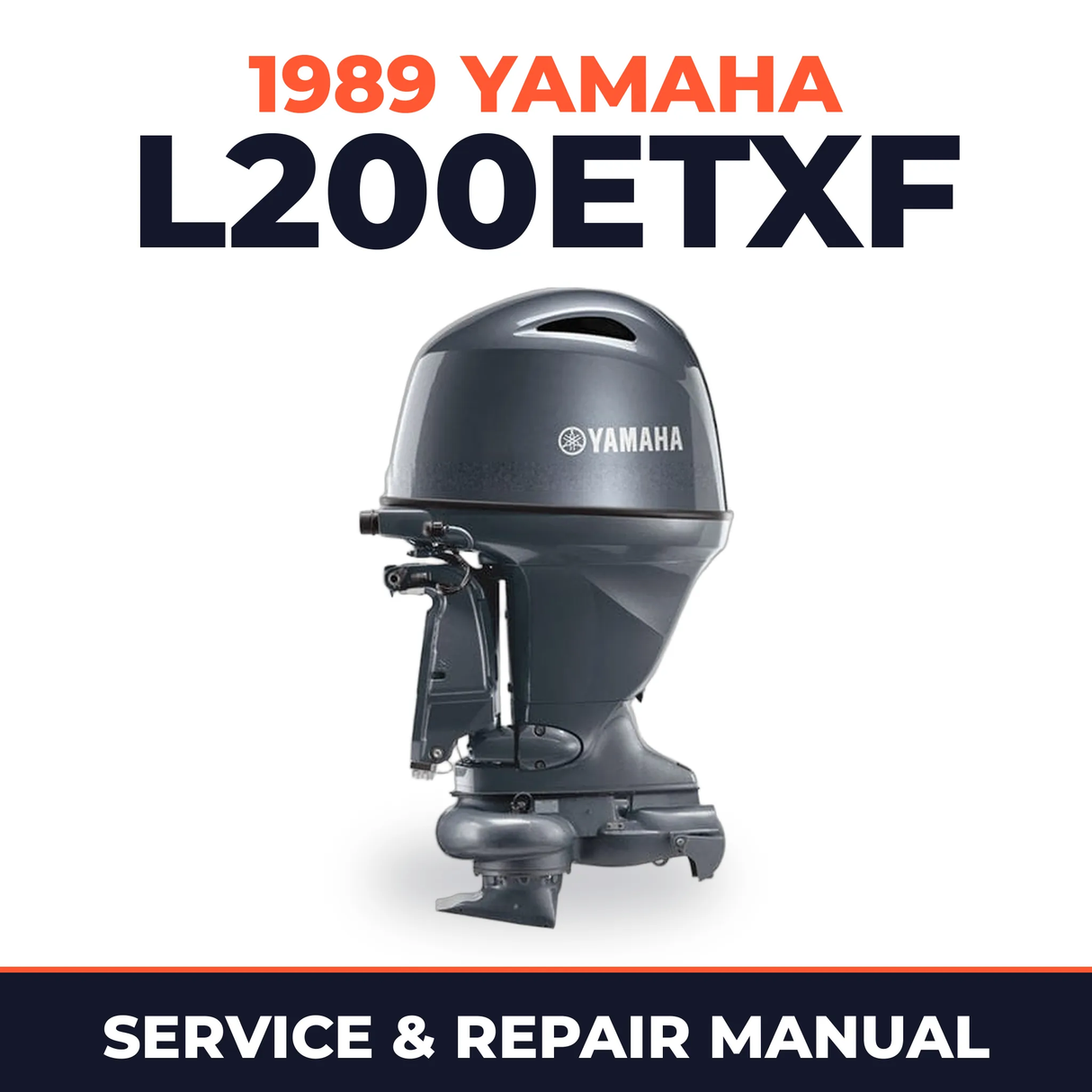 1989 Yamaha L200ETXF 2 stroke Service and Repair Manual