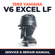 1989 Yamaha V6 EXCEL LF 2 stroke Service and Repair Manual