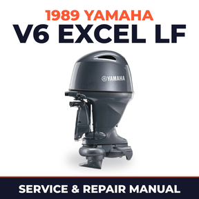 1989 Yamaha V6 EXCEL LF 2 stroke Service and Repair Manual