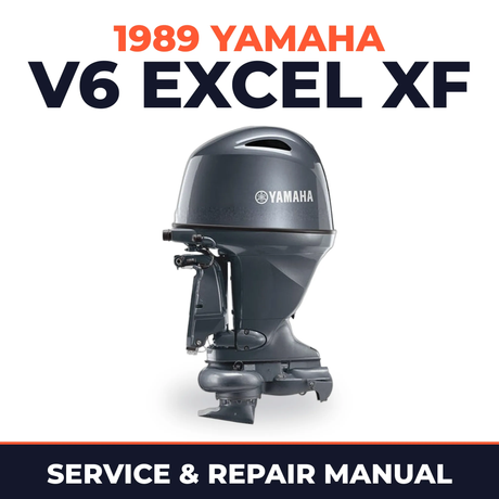 1989 Yamaha V6 EXCEL XF 2 stroke Service and Repair Manual