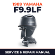1989 Yamaha F9.9LF 4 stroke Service and Repair Manual