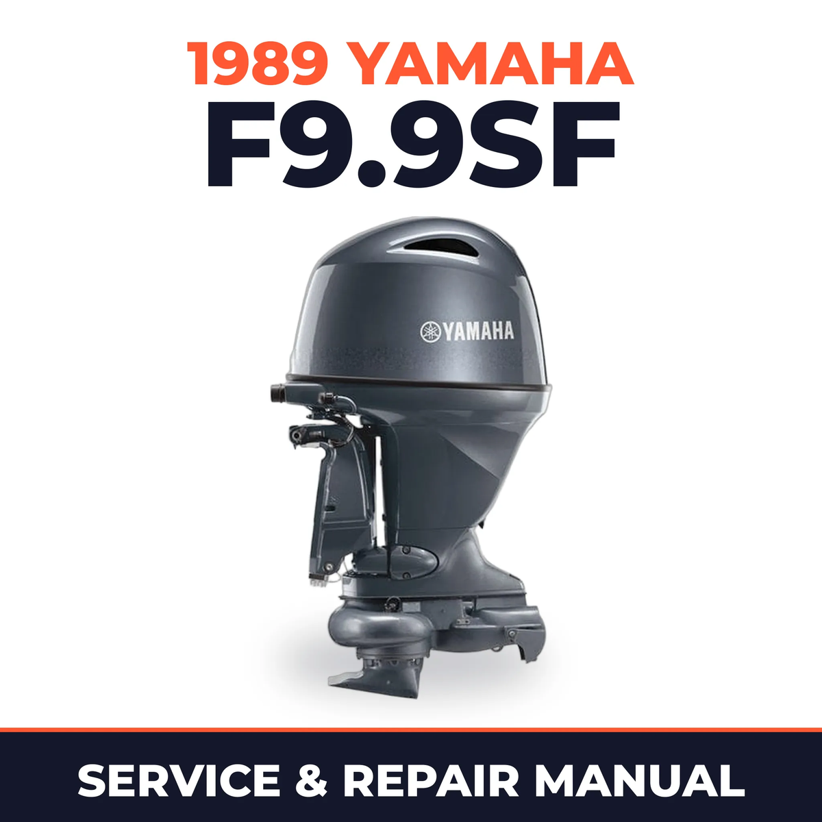 1989 Yamaha F9.9SF 4 stroke Service and Repair Manual