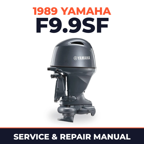 1989 Yamaha F9.9SF 4 stroke Service and Repair Manual