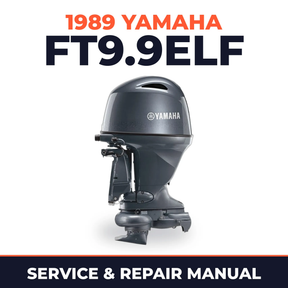1989 Yamaha FT9.9ELF 4 stroke Service and Repair Manual