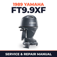 1989 Yamaha FT9.9XF 4 stroke Service and Repair Manual