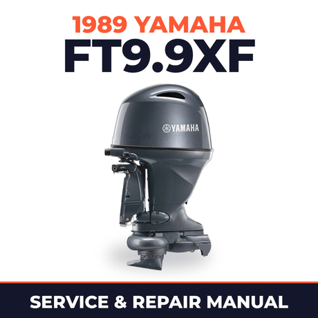 1989 Yamaha FT9.9XF 4 stroke Service and Repair Manual