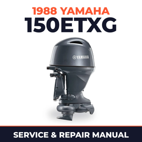 1988 Yamaha 150ETXG 2 stroke Service and Repair Manual