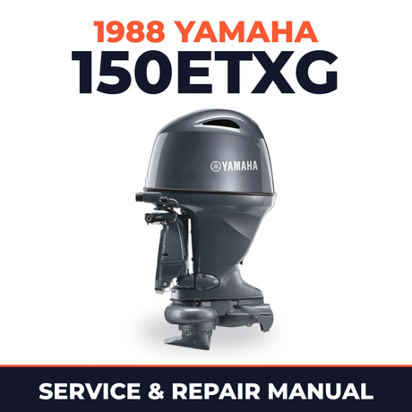 1988 Yamaha 150ETXG 2 stroke Service and Repair Manual