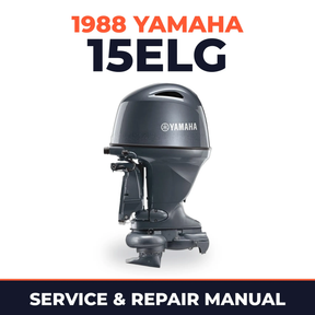 1988 Yamaha 15ELG 2 stroke Service and Repair Manual