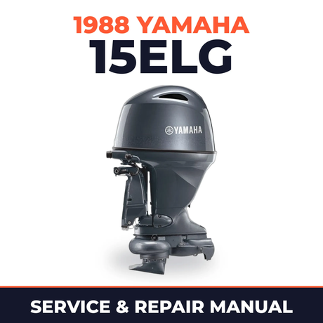 1988 Yamaha 15ELG 2 stroke Service and Repair Manual