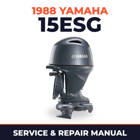 1988 Yamaha 15ESG 2 stroke Service and Repair Manual