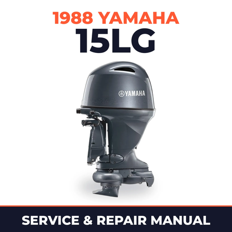 1988 Yamaha 15LG 2 stroke Service and Repair Manual
