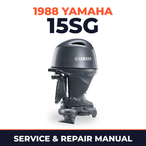 1988 Yamaha 15SG 2 stroke Service and Repair Manual