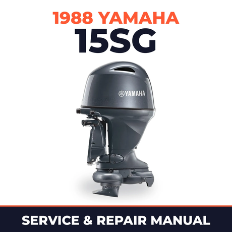 1988 Yamaha 15SG 2 stroke Service and Repair Manual