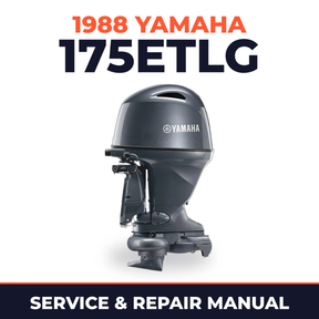 1988 Yamaha 175ETLG 2 stroke Service and Repair Manual