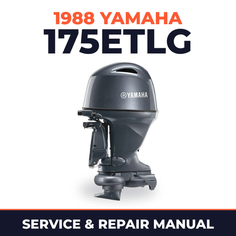 1988 Yamaha 175ETLG 2 stroke Service and Repair Manual