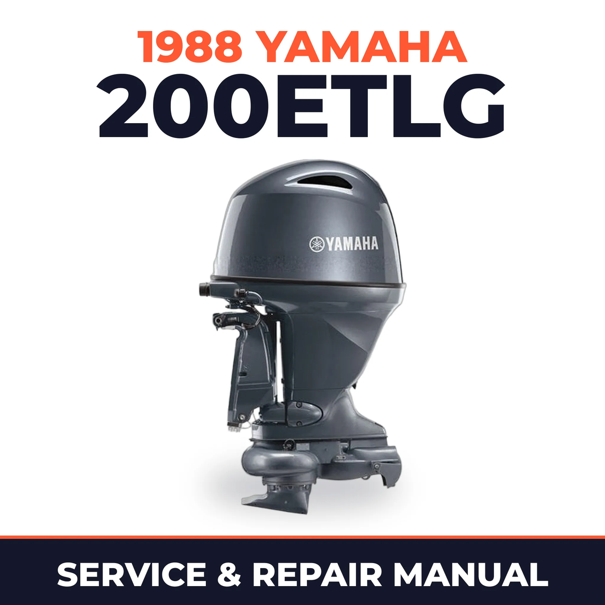 1988 Yamaha 200ETLG 2 stroke Service and Repair Manual