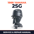 1988 Yamaha 2SG 2 stroke Service and Repair Manual