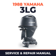 1988 Yamaha 3LG 2 stroke Service and Repair Manual