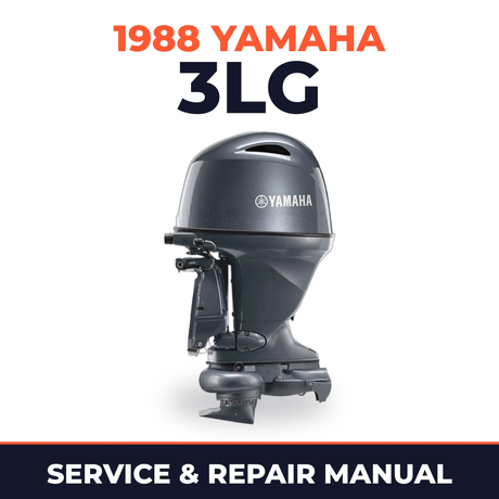 1988 Yamaha 3LG 2 stroke Service and Repair Manual