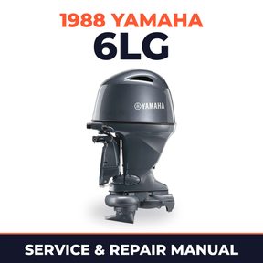 1988 Yamaha 6LG 2 stroke Service and Repair Manual