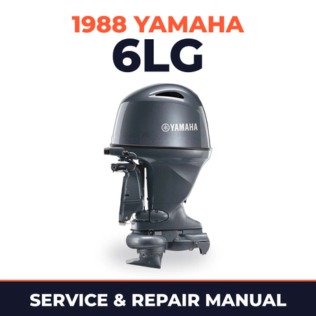 1988 Yamaha 6LG 2 stroke Service and Repair Manual