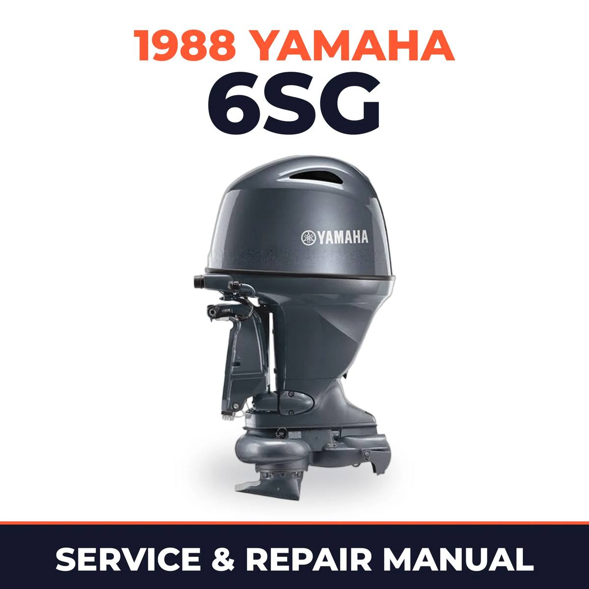 1988 Yamaha 6SG 2 stroke Service and Repair Manual