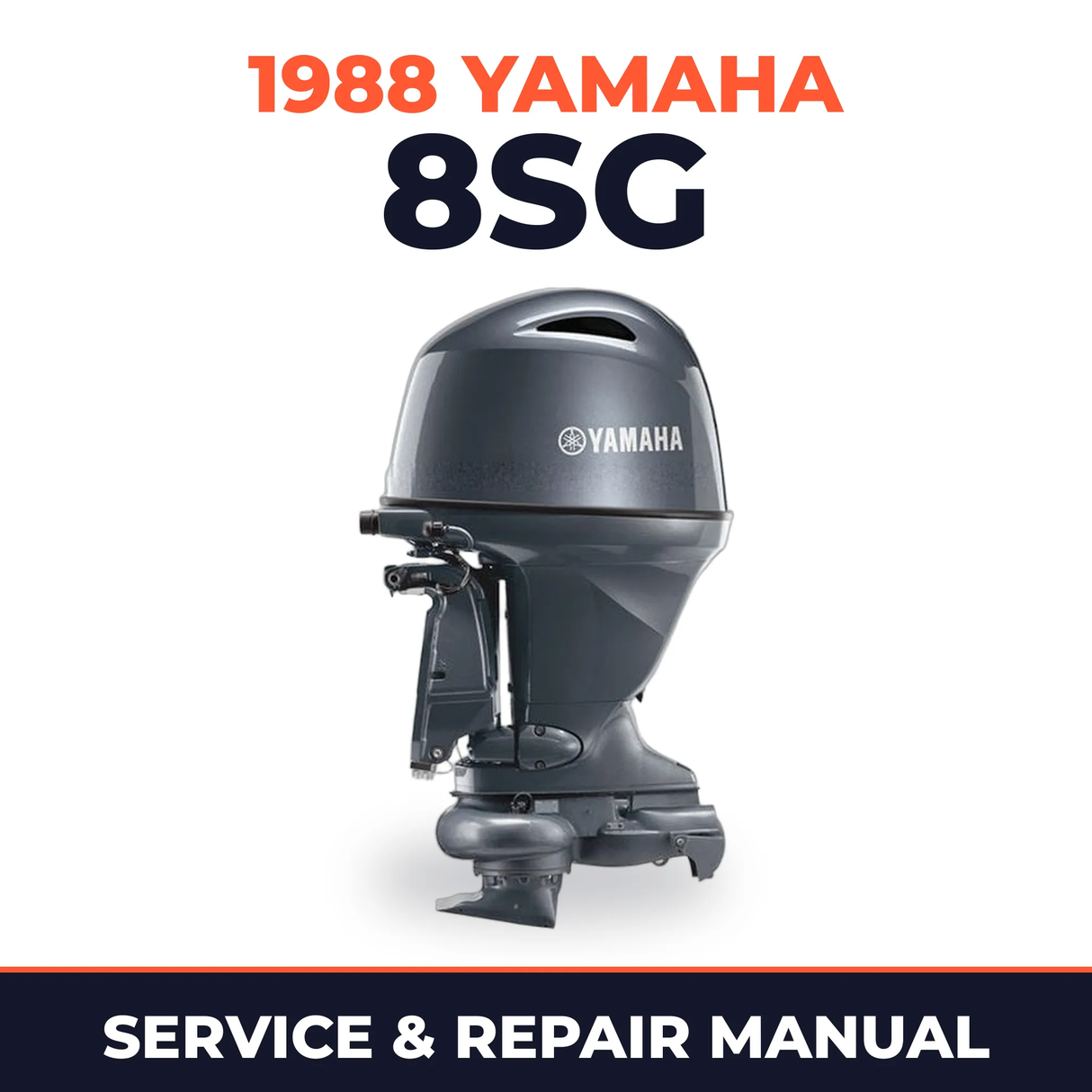 1988 Yamaha 8SG 2 stroke Service and Repair Manual