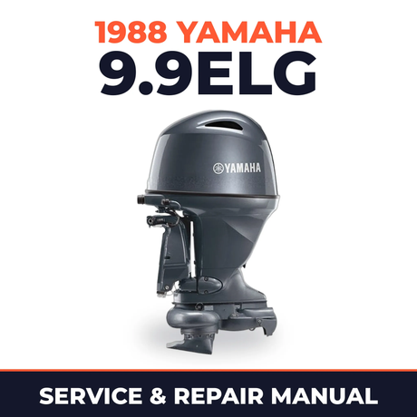 1988 Yamaha 9.9ELG 2 stroke Service and Repair Manual