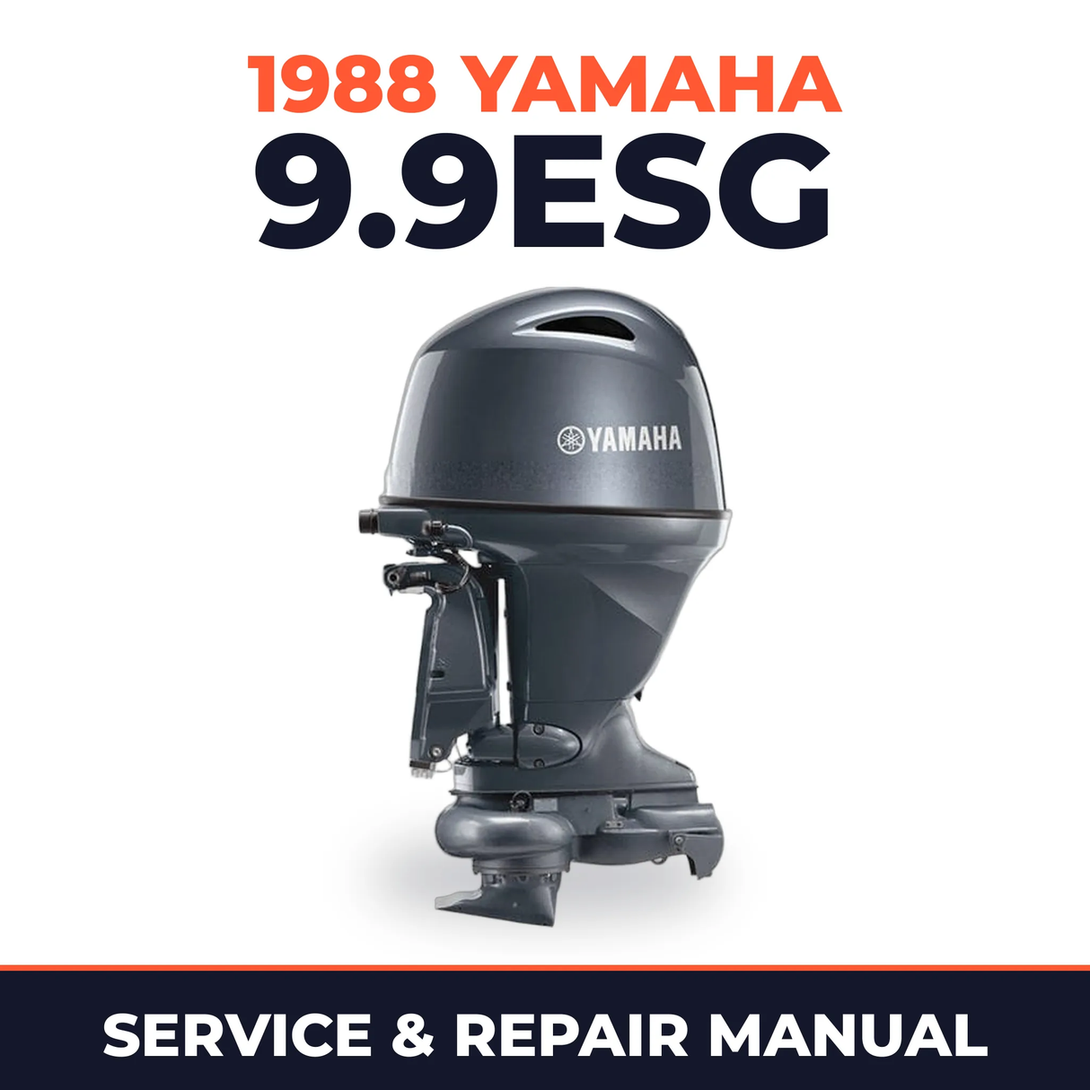 1988 Yamaha 9.9ESG 2 stroke Service and Repair Manual