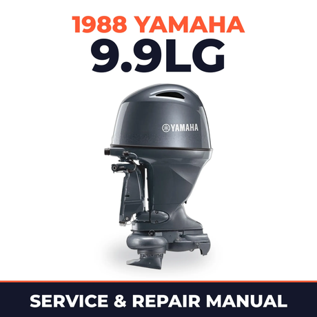 1988 Yamaha 9.9LG 2 stroke Service and Repair Manual